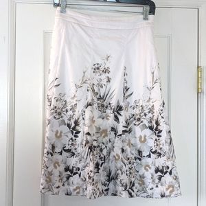 White House Black Market A-line midi skirt size 16